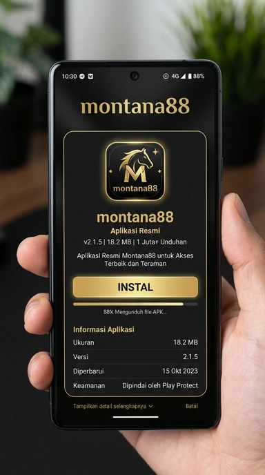 Tampilan halaman APK montana88